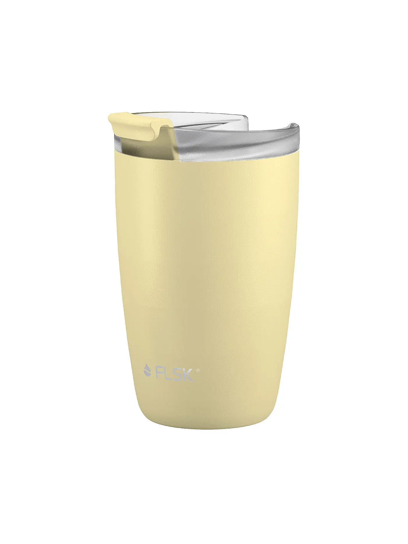 FLSK | Isolierbecher - Thermosbecher CUP Coffee to go-Becher 0,35l Lemon | 